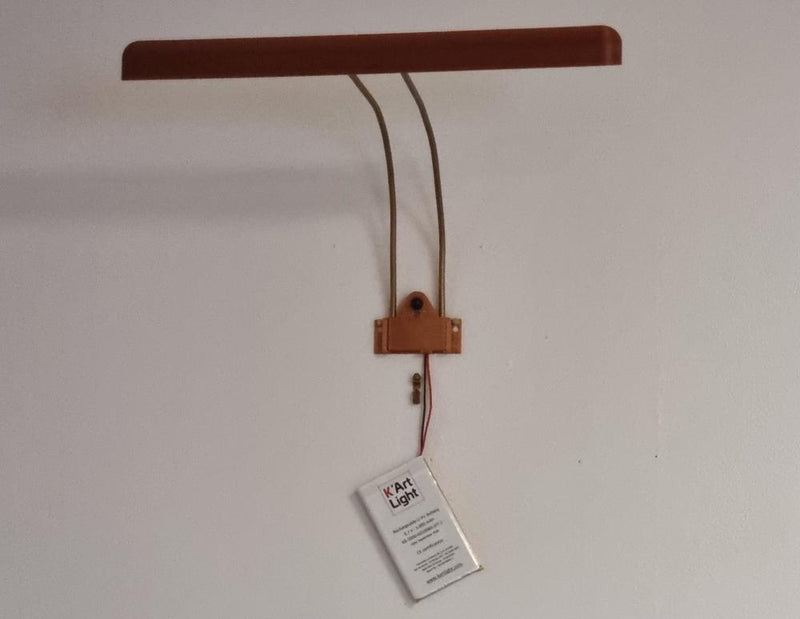 Grand Horizon : Lampe horizontale pour tableau large : 90 cm de large en haut et 1,1 m au milieu