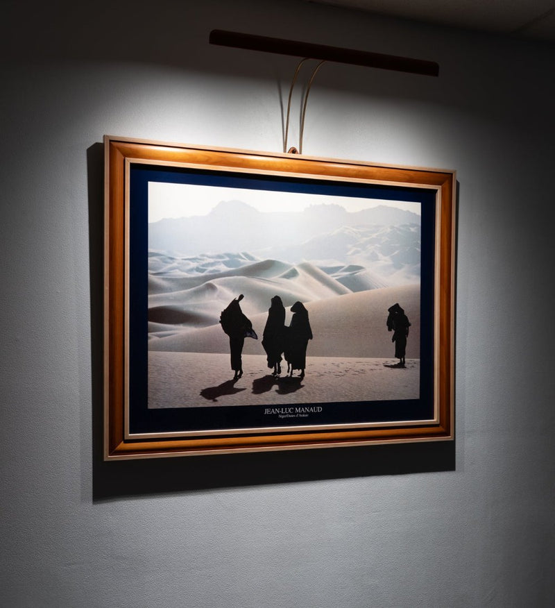 Grand Horizon : Lampe horizontale pour tableau large : 90 cm de large en haut et 1,1 m au milieu