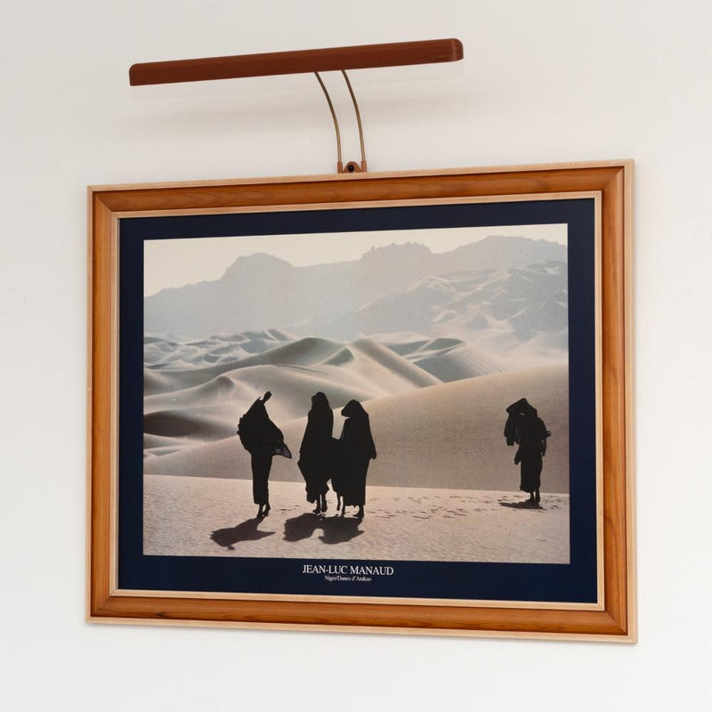 Grand Horizon : Lampe horizontale pour tableau large : 90 cm de large en haut et 1,1 m au milieu