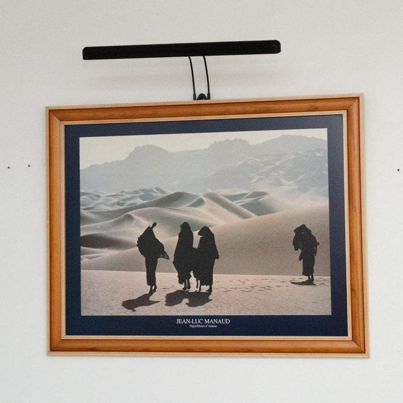 Grand Horizon : Lampe horizontale pour tableau large : 90 cm de large en haut et 1,1 m au milieu