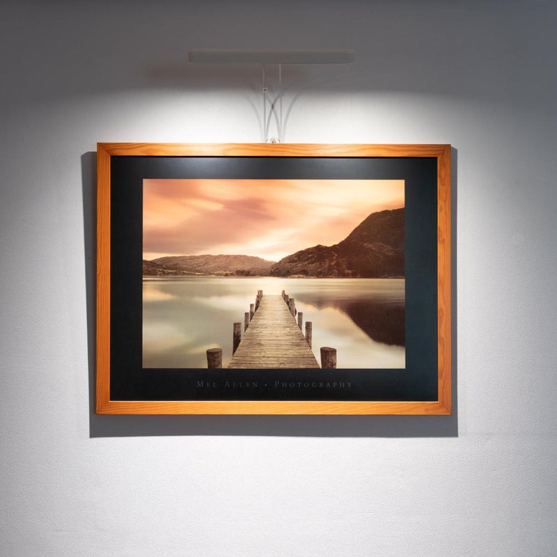 Horizon : Lampe horizontale pour tableau jusqu'à 70 cm de large
