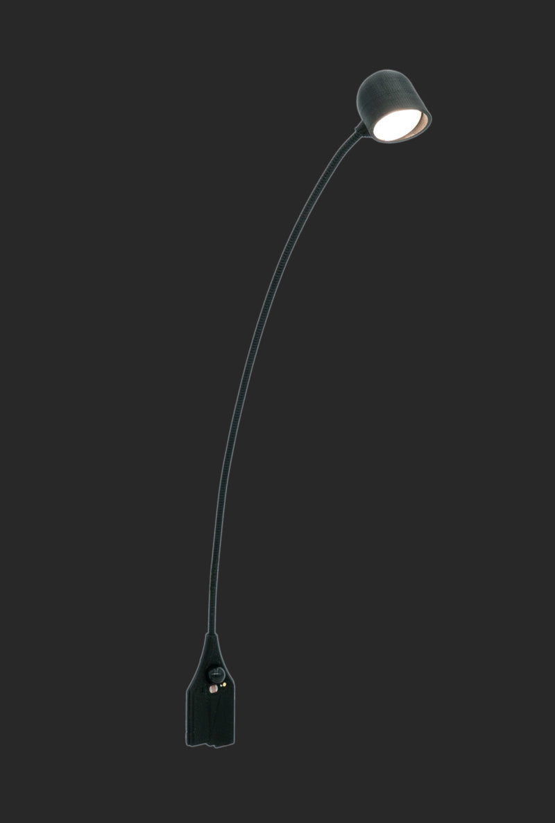 Silhouette : Lampe autonome avec 1 tête pour tableau (largeur inférieure à 50cm)