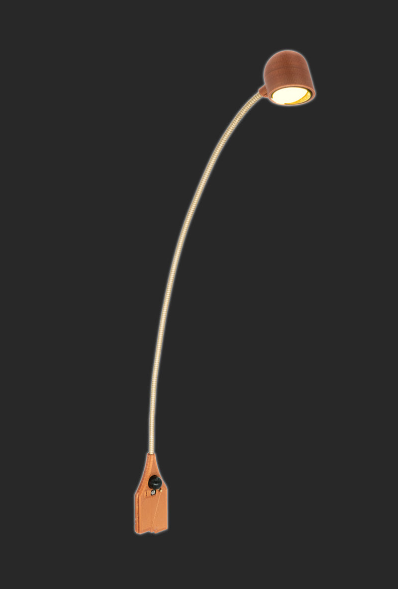 Silhouette : Lampe autonome avec 1 tête pour tableau (largeur inférieure à 50cm)