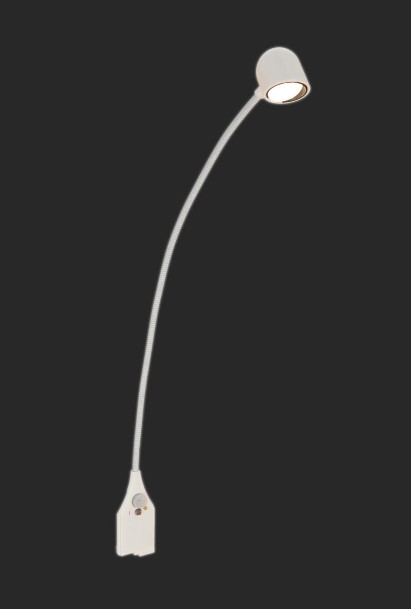 Silhouette : Lampe autonome avec 1 tête pour tableau (largeur inférieure à 50cm)