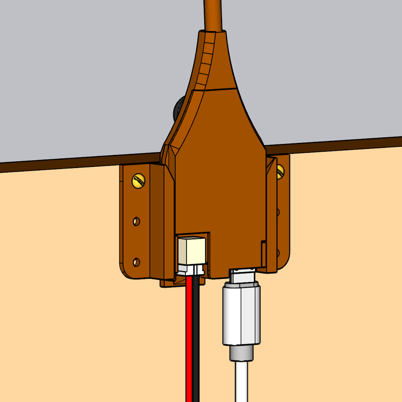 Silhouette Luxe : Lampe autonome avec tête Aluminium pour tableau (largeur inférieure à 50cm)