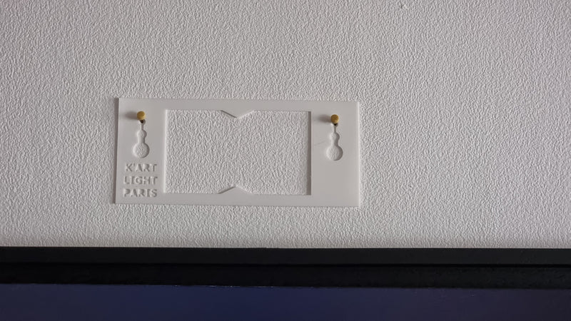 Applique Silhouette : Applique autonome murale pour tableau avec une tête (largeur inférieure à 50cm)