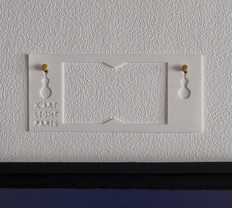 Applique Silhouette : Applique autonome murale pour tableau avec une tête (largeur inférieure à 50cm)