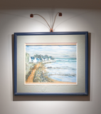 Félicité : Lampe autonome 2 têtes pour tableau large (largeur inférieure à 90cm)